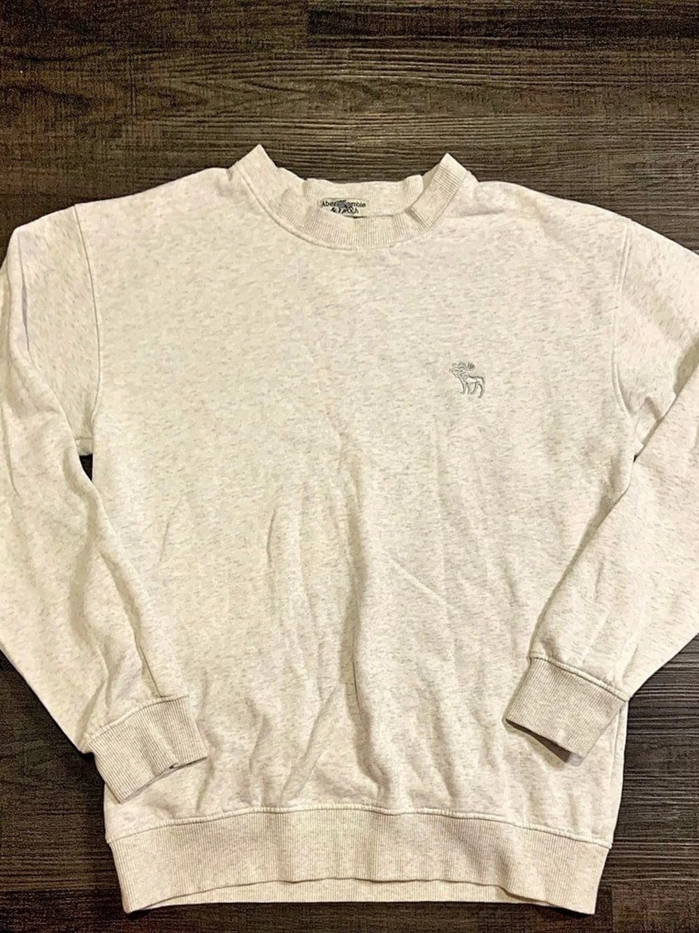 Abercrombie & Fitch Embroidered Crewneck Sweatshirt Size Large